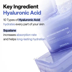 Mediheal Watermide Moisturise Pad 100 Pads
