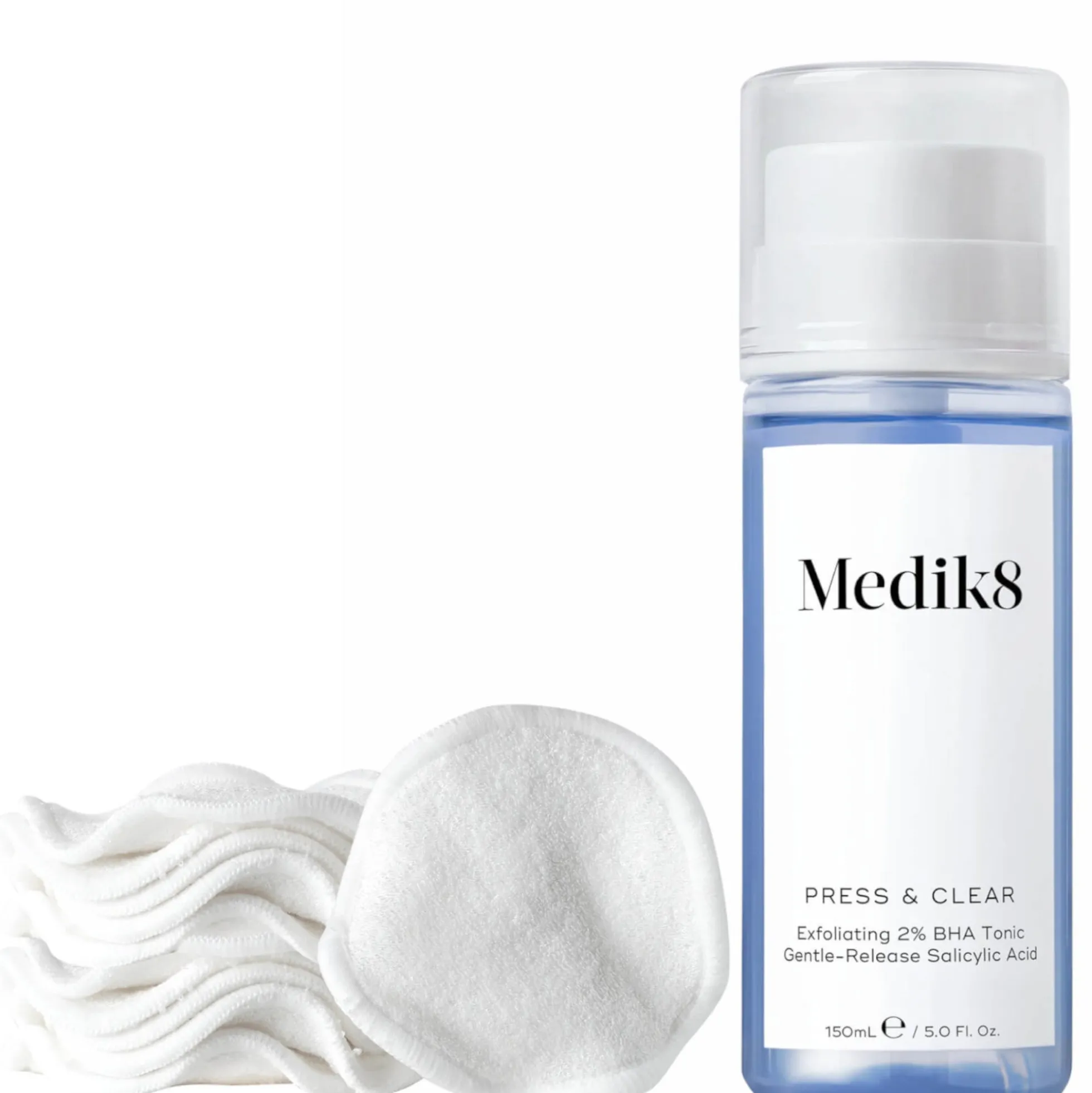 Medik8 Press & Clear and Cotton Pads
