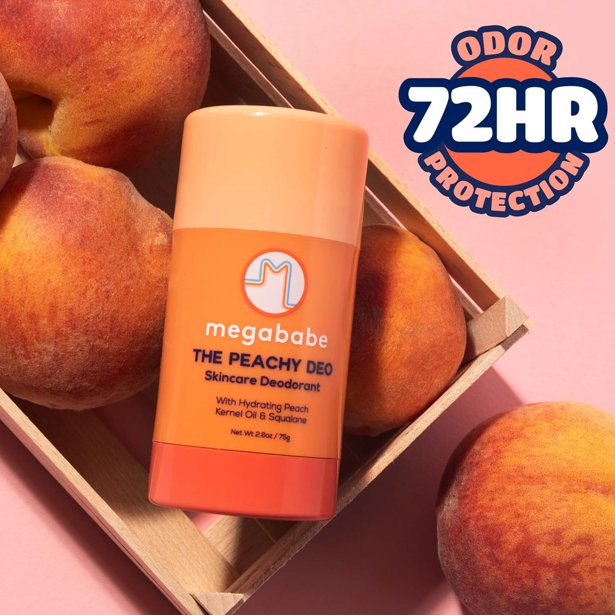 Megababe The Peachy Deo Skincare Deodorant 75g