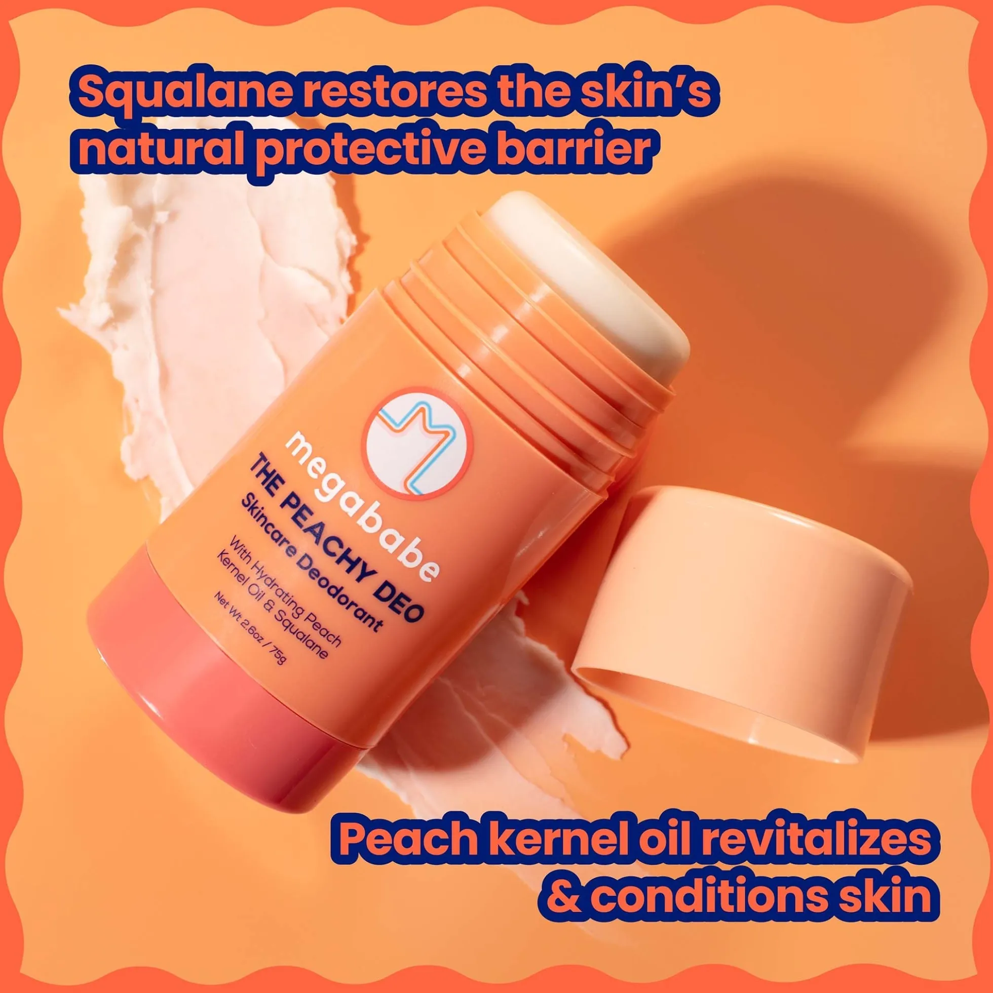 Megababe The Peachy Deo Skincare Deodorant 75g