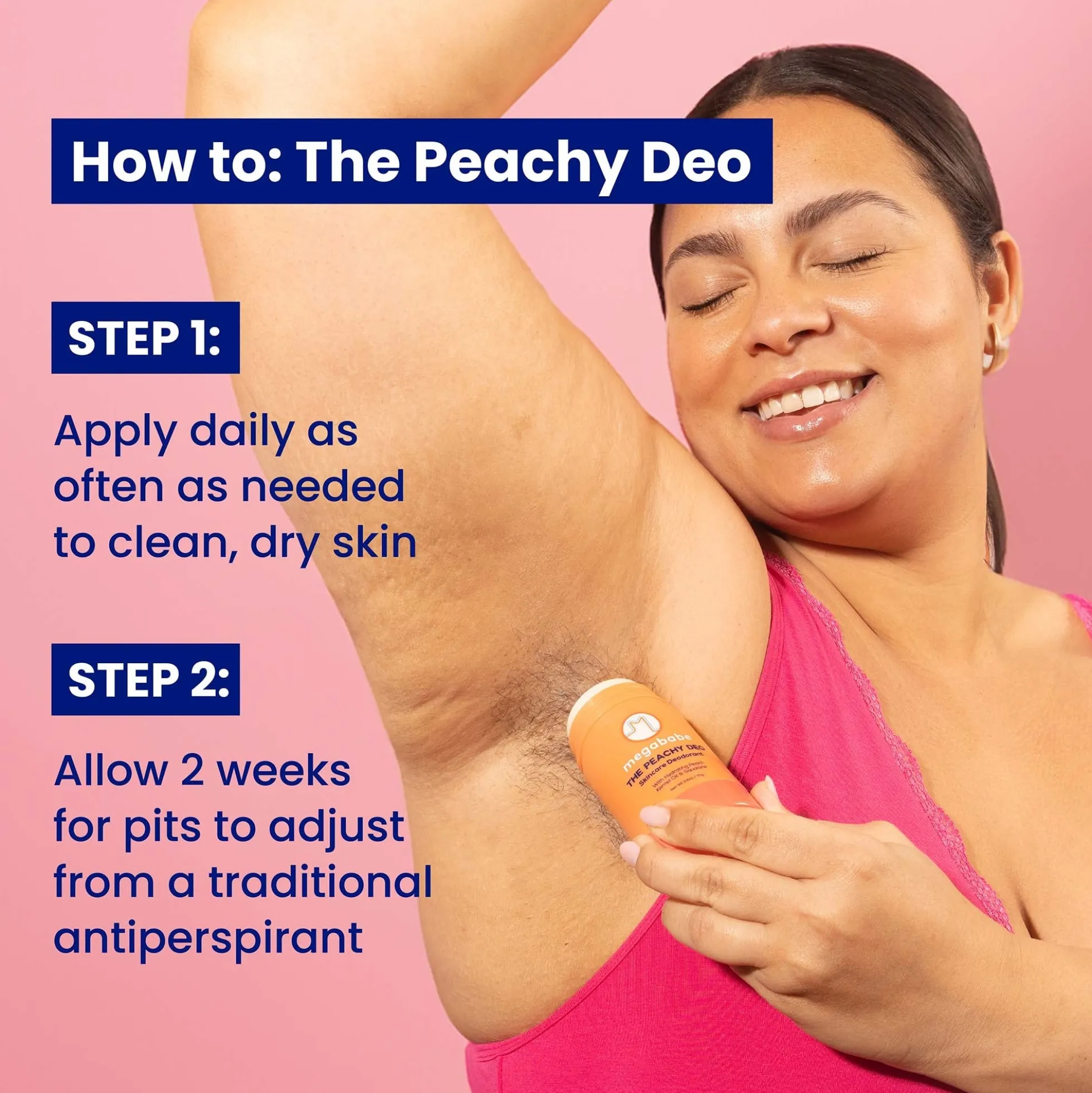 Megababe The Peachy Deo Skincare Deodorant 75g