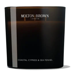 Molton Brown Coastal Cypress and Sea Fennel Luxury 3 Wick Candle