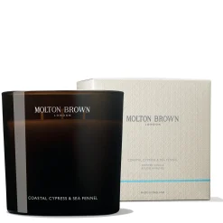 Molton Brown Coastal Cypress and Sea Fennel Luxury 3 Wick Candle