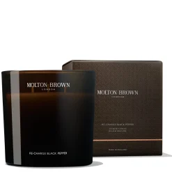 Molton Brown Re-Charge Black Pepper Luxury Scented Triple Wick Candle 600g