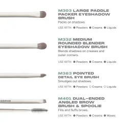 Morphe Best Of Blends 8-Piece Face & Eye Brush Set (Worth £82.00)