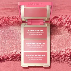 Morphe Cheek Thrills Multi-Finish Face Trio (Various Shades)