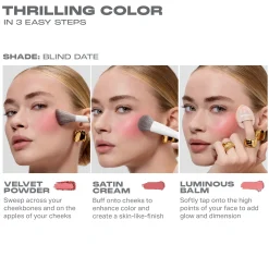Morphe Cheek Thrills Multi-Finish Face Trio (Various Shades)