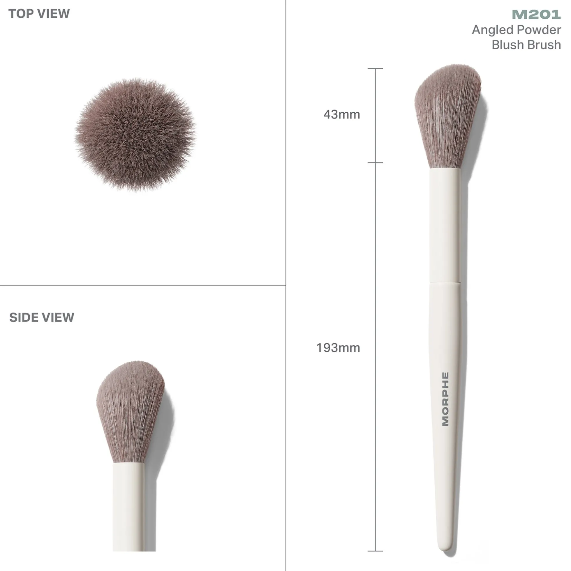 Morphe M201 Angled Powder Blush Brush
