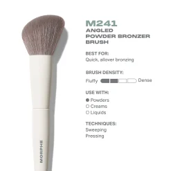 Morphe M241 Angled Powder Bronzer Brush