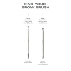 Morphe M401 Dual-Ended Angled Brow Brush & Spoolie