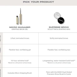 Morphe Micro Manager Gripping Brow Gel 4.4g