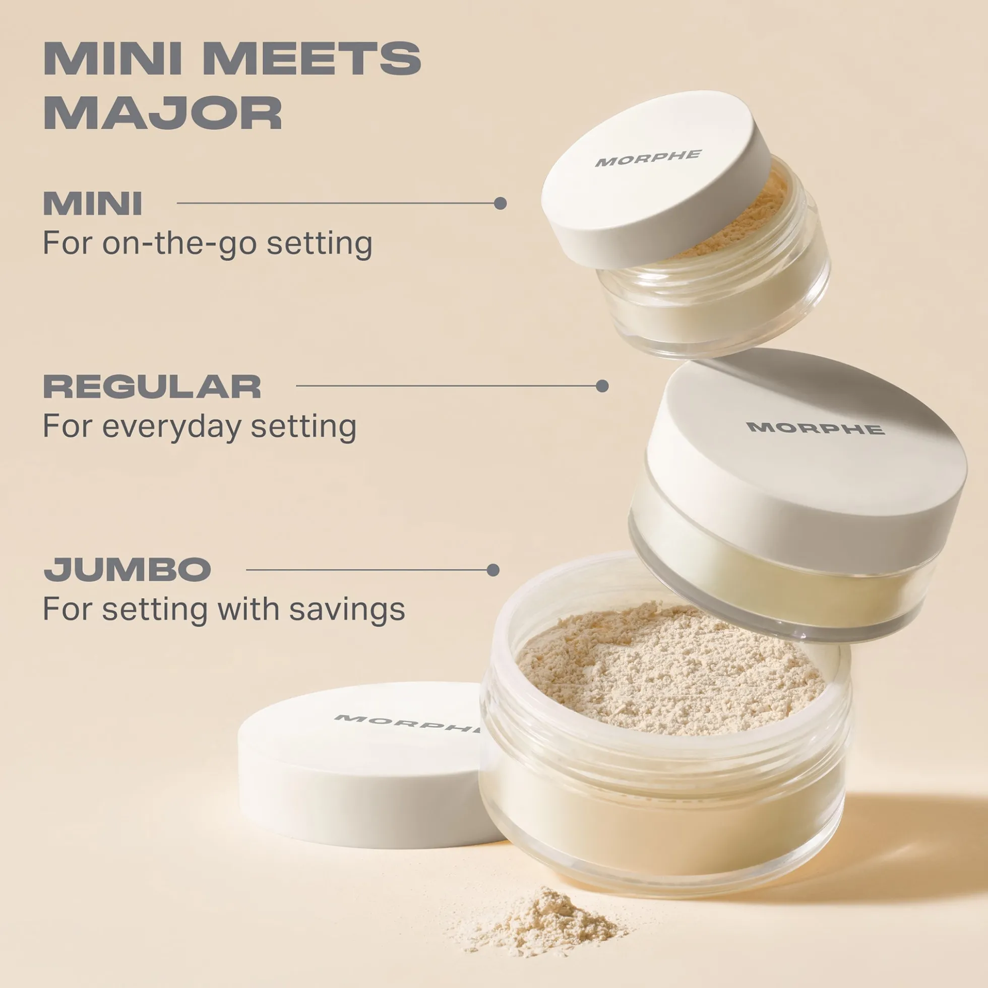 Morphe Mini Bake and Set Soft Focus Setting Powder 2.6g