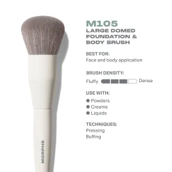 Morphe M105 Large Domed Foundation & Body Brush