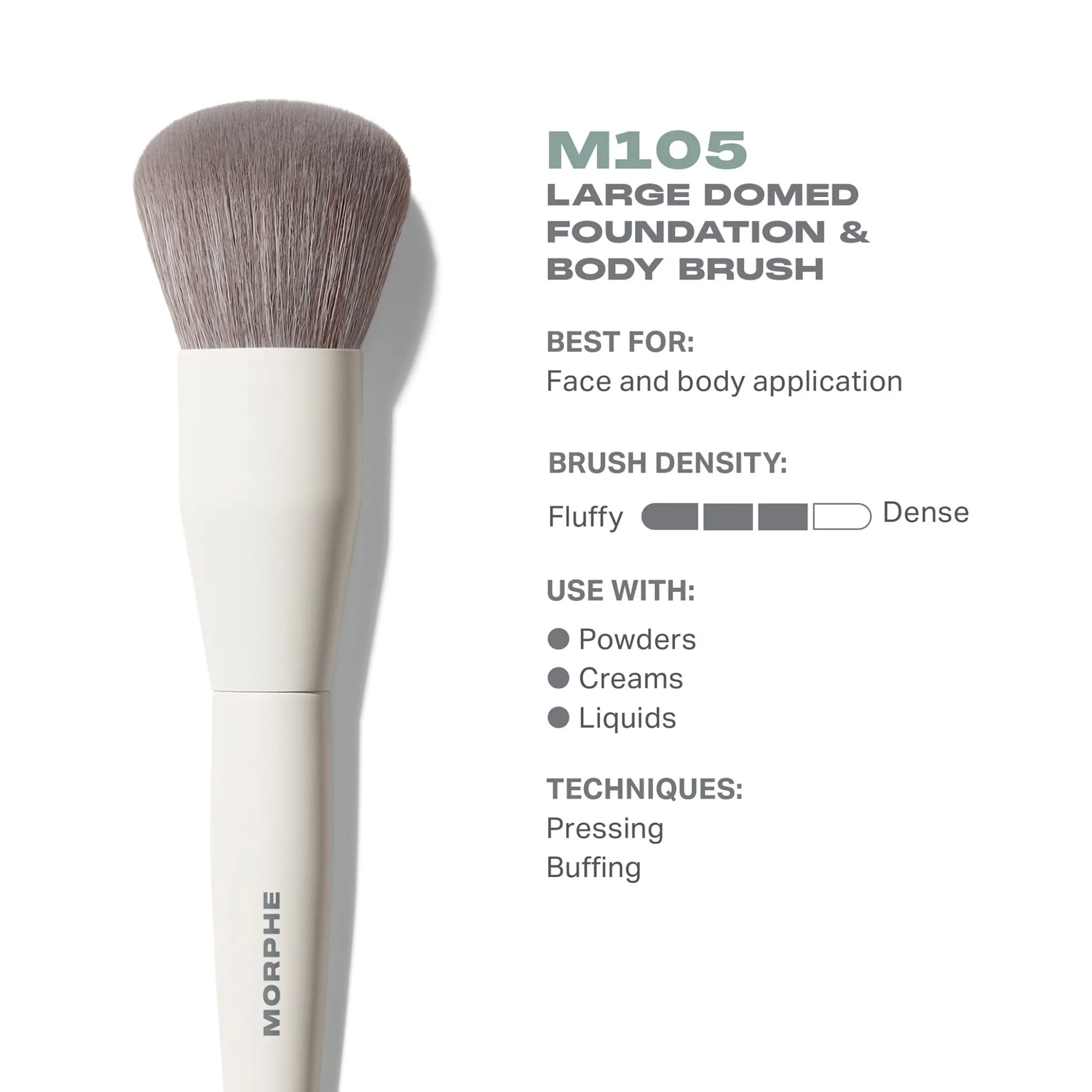 Morphe M105 Large Domed Foundation & Body Brush