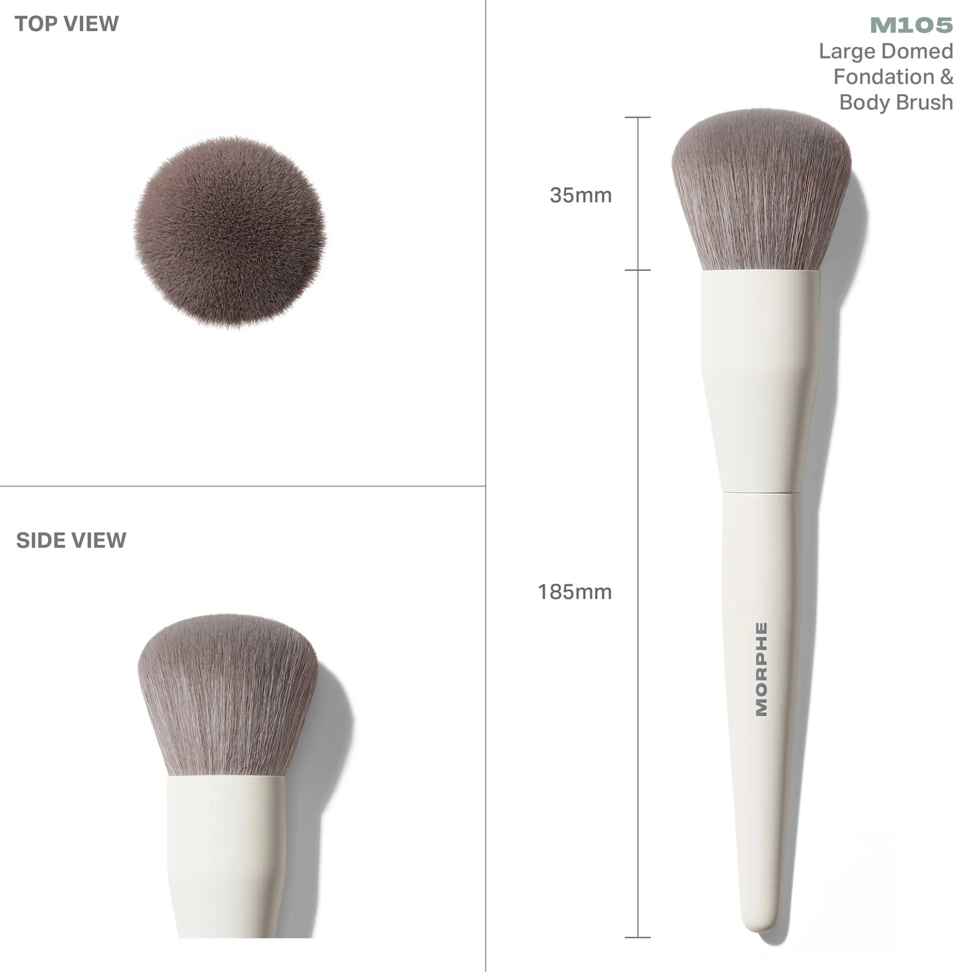Morphe M105 Large Domed Foundation & Body Brush