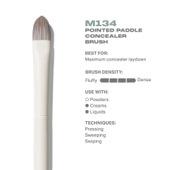 Morphe M134 Pointed Paddle Concealer Brush