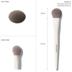 Morphe M204 Rounded Cream & Liquid Blush Brush