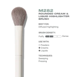 Morphe M282 Rounded Cream & Liquid Highlight Brush