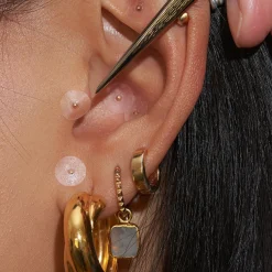 Muihood 24K Gold Plated Ear Seed Kit