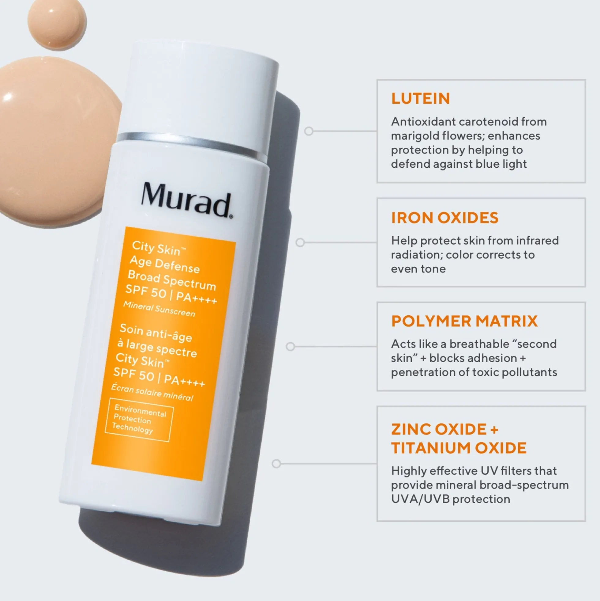 Murad City Skin Age Defense Broad Spectrum SPF50 PA ++++ 50ml