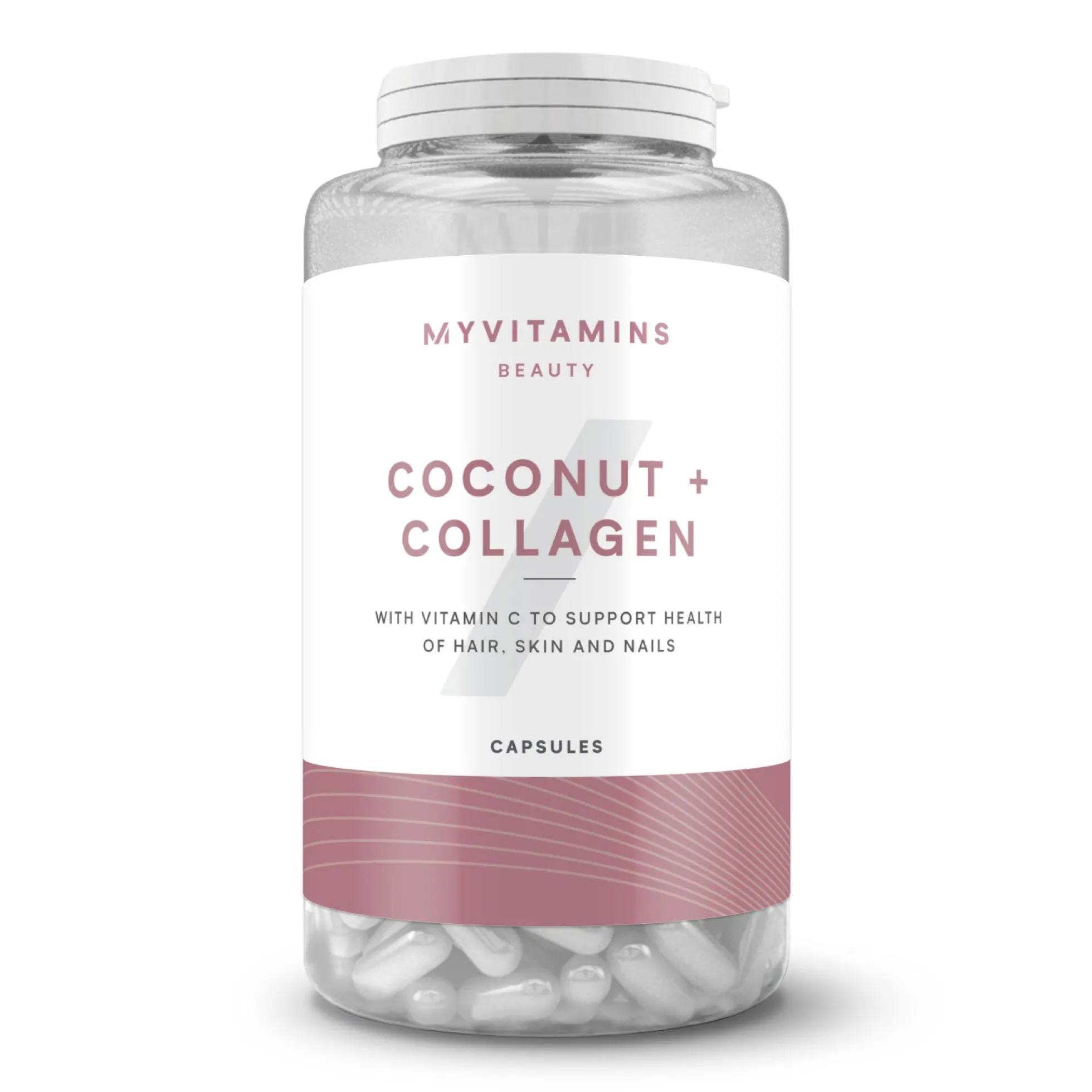 Myvitamins Coconut and Collagen, Unflavoured, 60 Capsules
