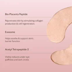 MZ Skin Bio-Placenta Peptide Illuminating Hydrogel Eye Mask - Single