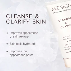 MZ Skin Cleanse & Clarify Dual Action AHA Cleanser and Mask