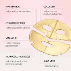MZ Skin Hydra-Lift Golden Facial Treatment Mask