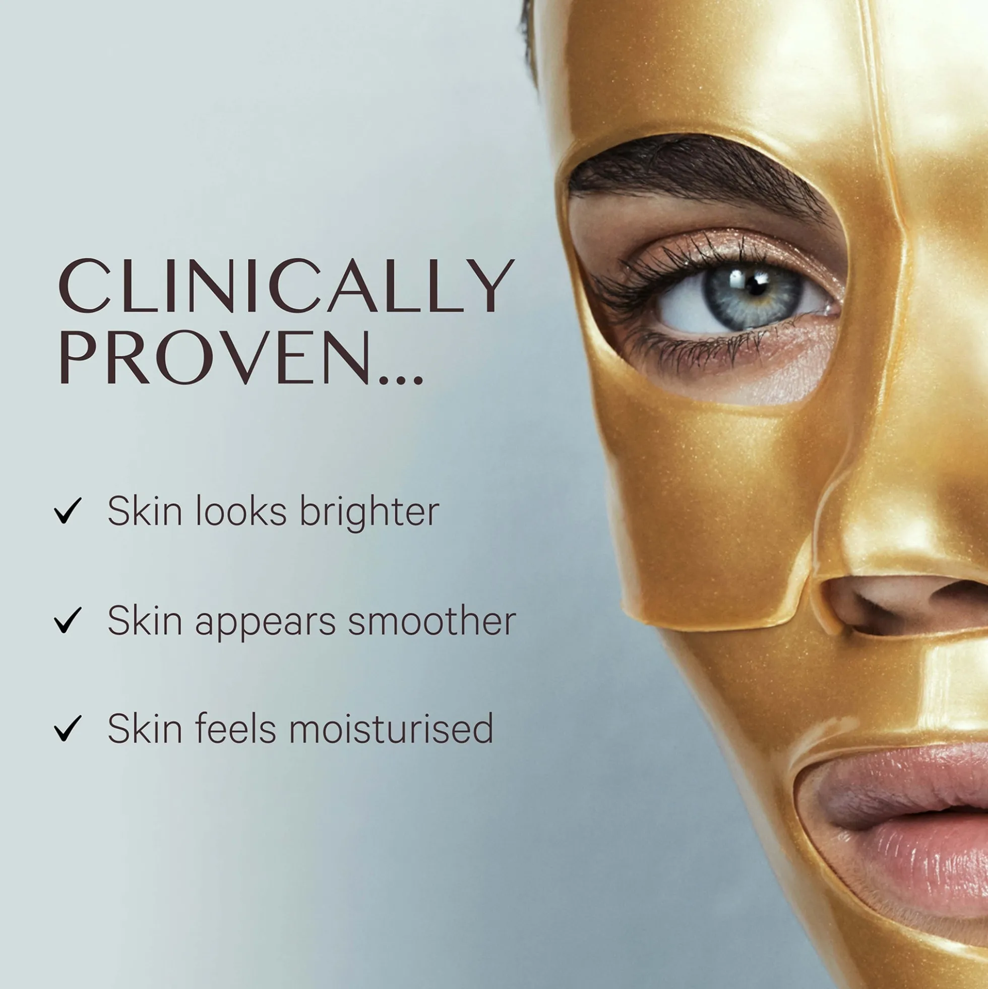 MZ Skin Hydra-Lift Golden Facial Treatment Mask (Pack of 5)
