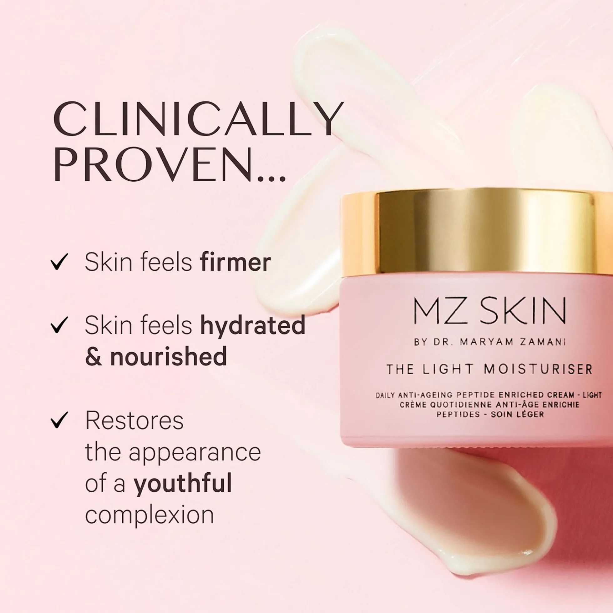 MZ SKIN Light Moisturiser 50ml