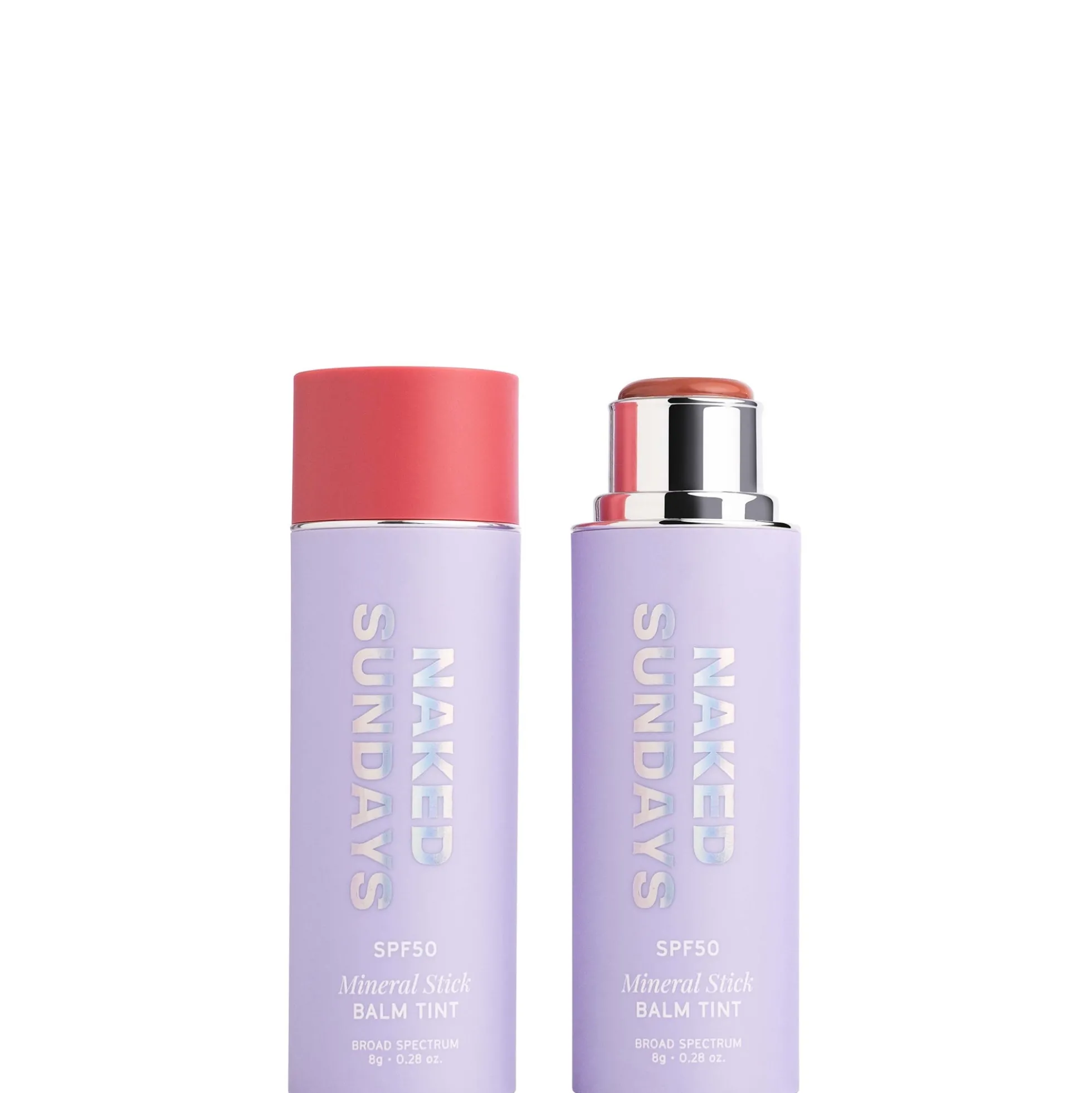 Naked Sundays Glow Balm - Mineral Peptide Stick Dusty Rose 8g