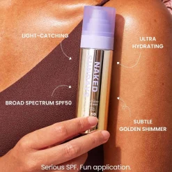 Naked Sundays Golden Glow Shimmer Mist SPF 50 75ml