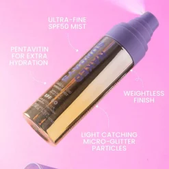 Naked Sundays Golden Glow Shimmer Mist SPF 50 75ml