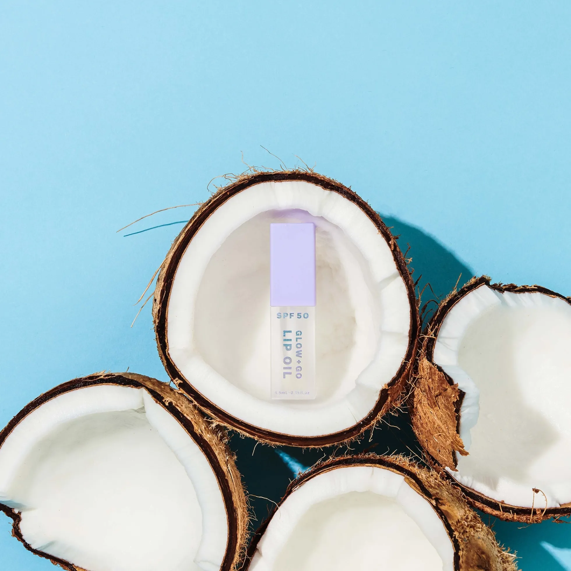 Naked Sundays SPF50 Glow & Go Lip Oil in Coconut