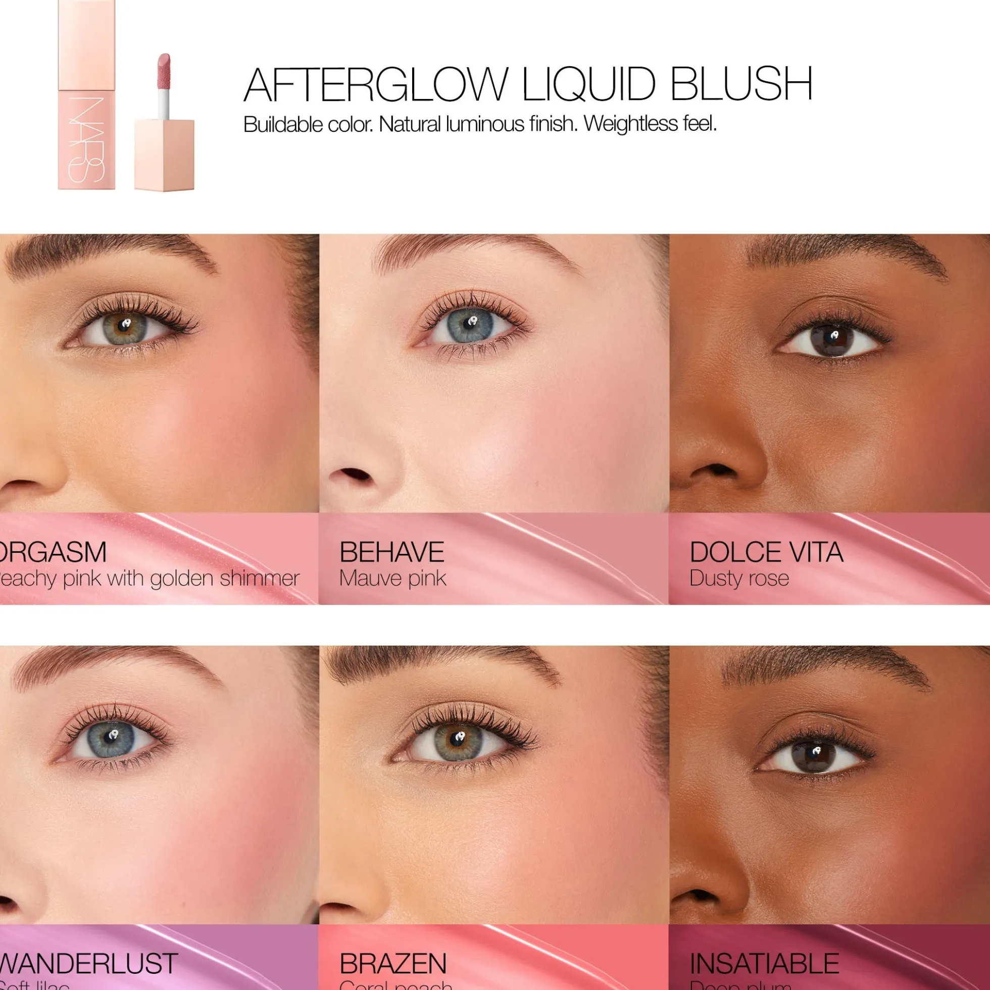 NARS Afterglow Liquid Blush 7ml (Various Shades)