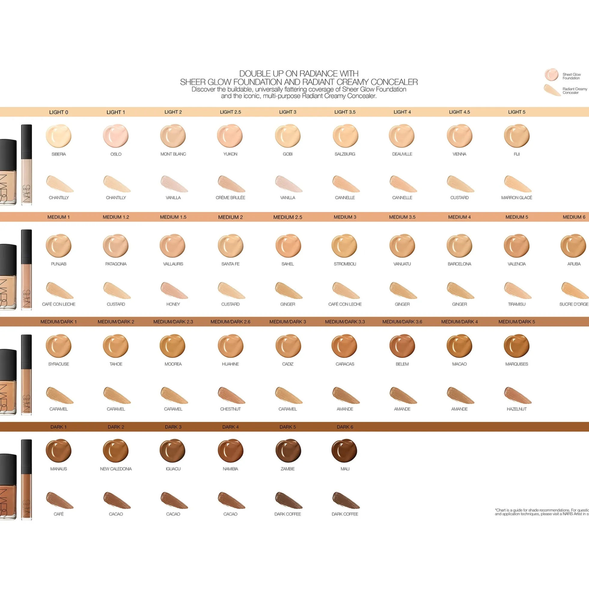 NARS Cosmetics Sheer Glow Foundation (Various Shades)