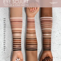 Natasha Denona Eye Sculpt Texture and Tone Eyeshadow Palette - Soft