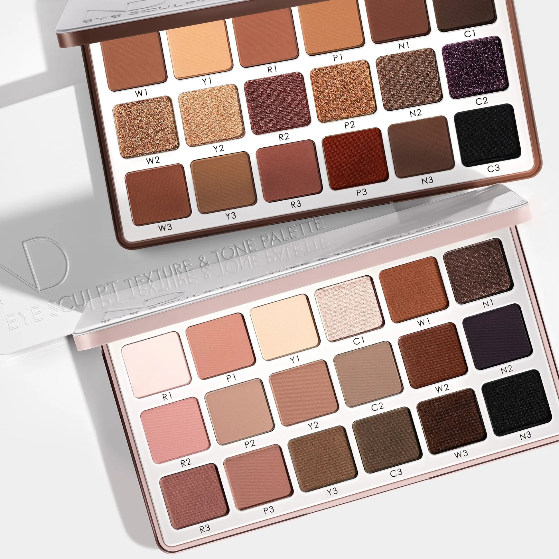 Natasha Denona Eye Sculpt Texture and Tone Eyeshadow Palette - Dramatic