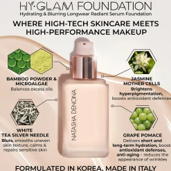 Natasha Denona HY-GLAM foundation (Various Shades) 30ml