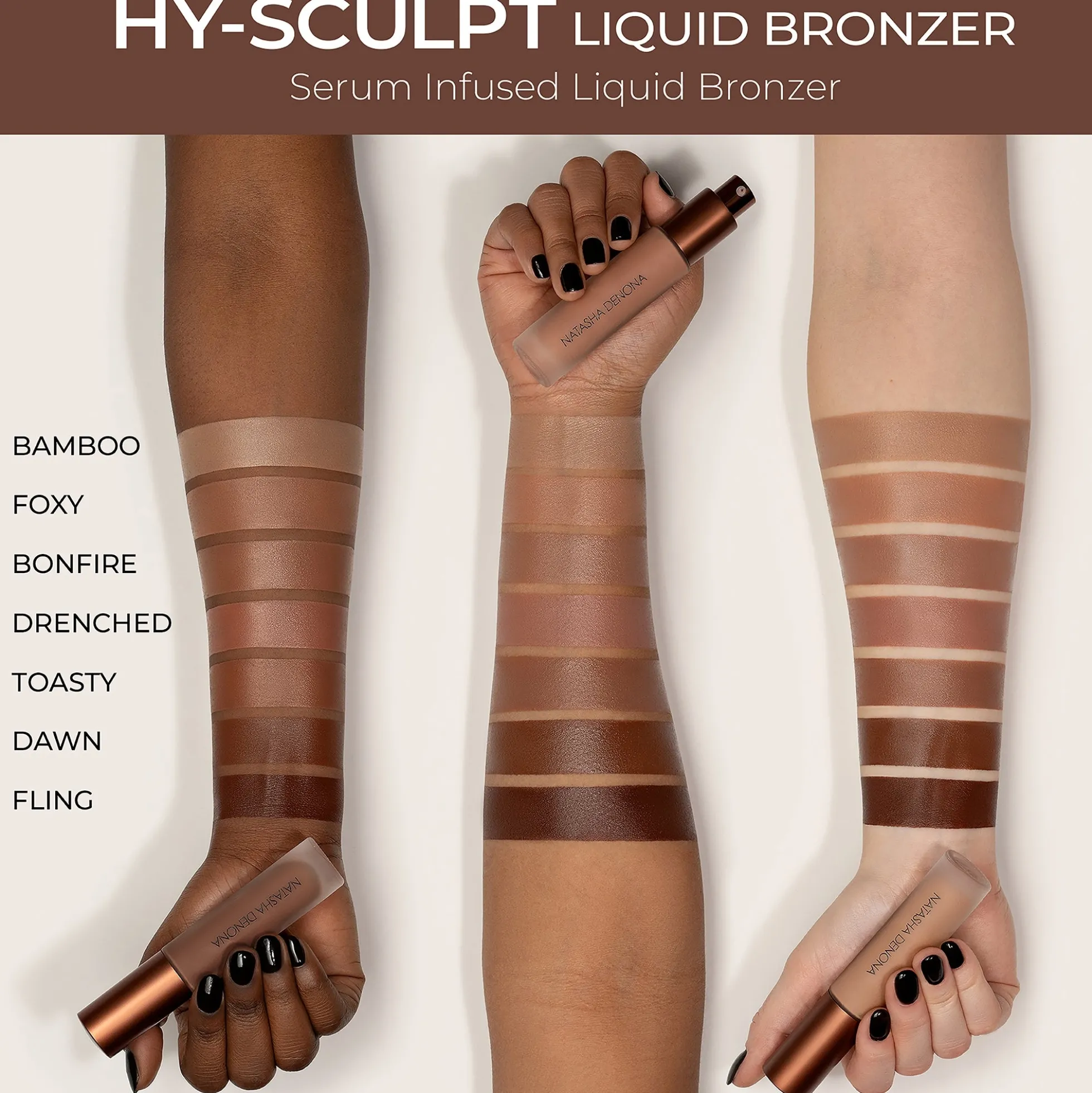 Natasha Denona HY-SCULPT Liquid Bronzer 14ml (Various Shades)