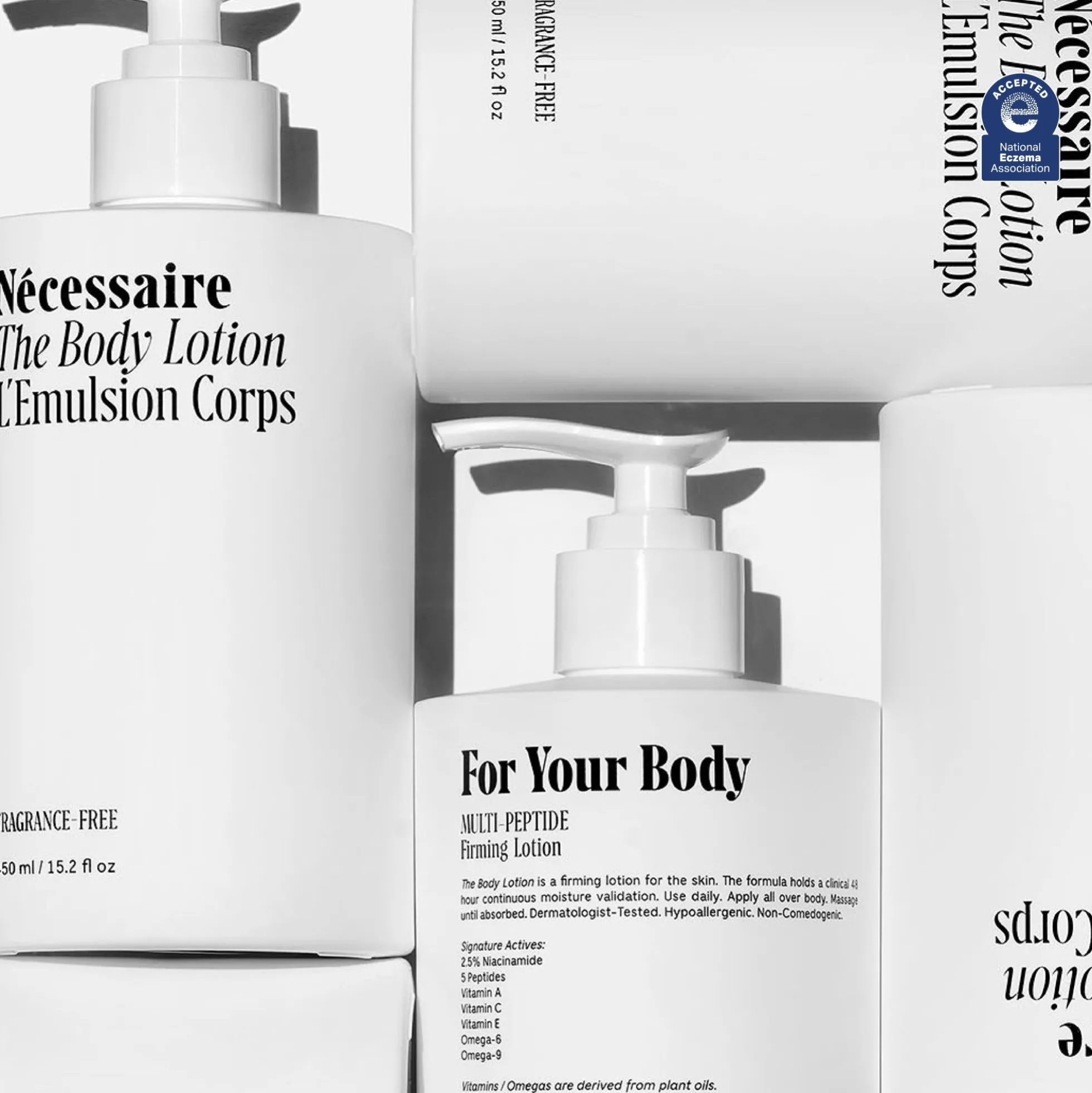 Nécessaire The Body Lotion Fragrance-Free 450ml