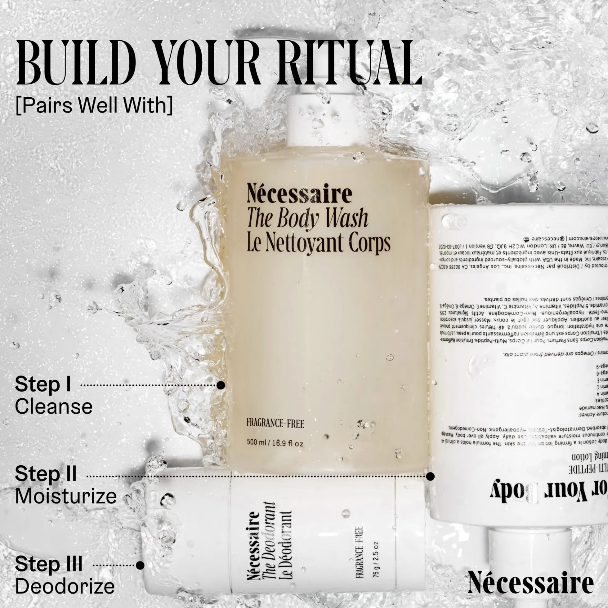 Nécessaire The Body Wash Fragrance-Free 500ml