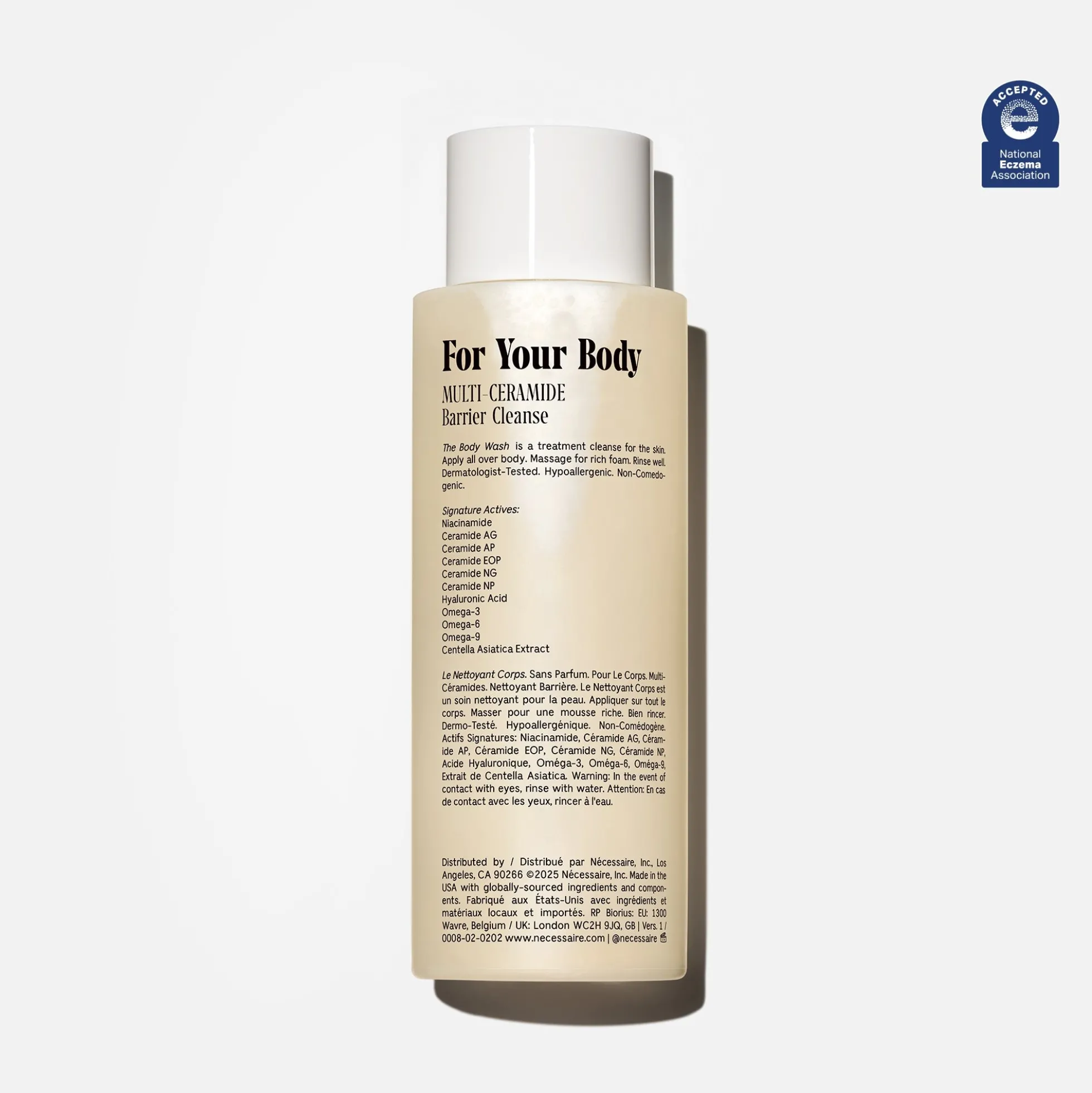 Nécessaire The Body Wash Fragrance-Free 250ml