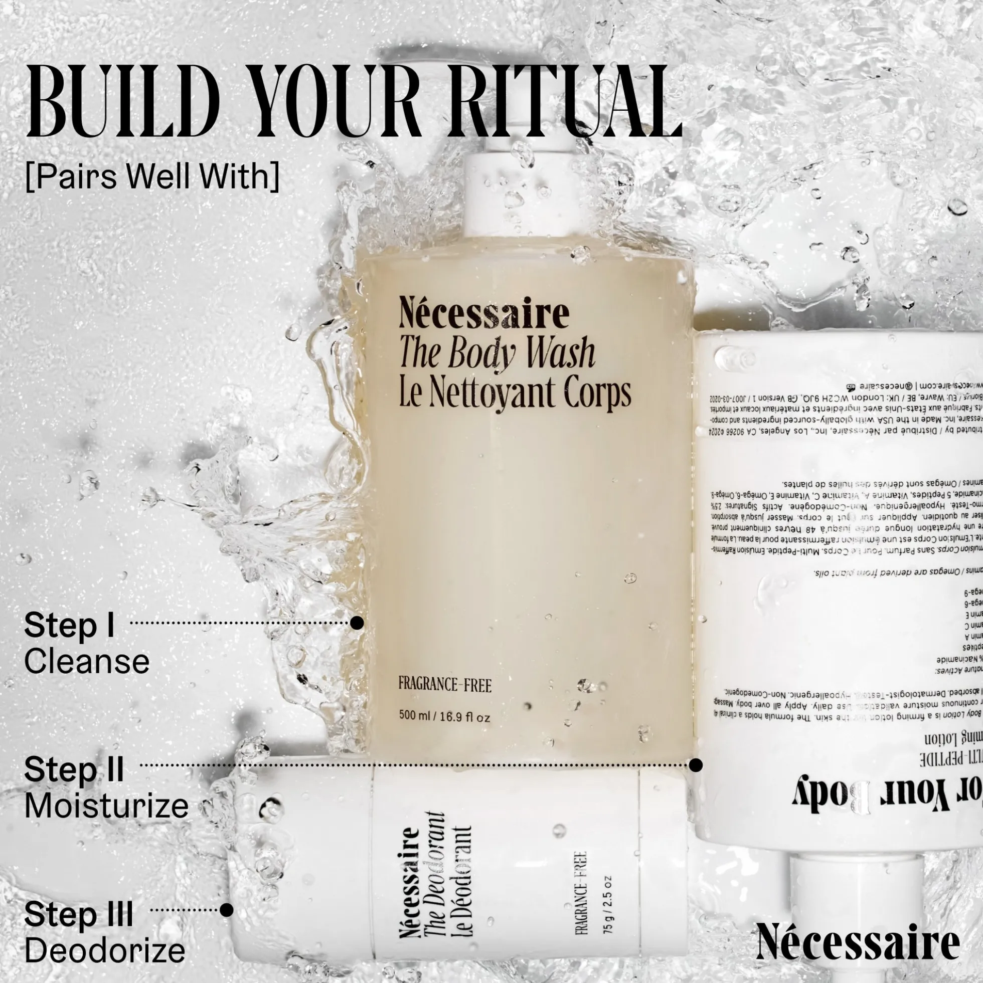 Nécessaire The Body Wash Fragrance-Free 250ml