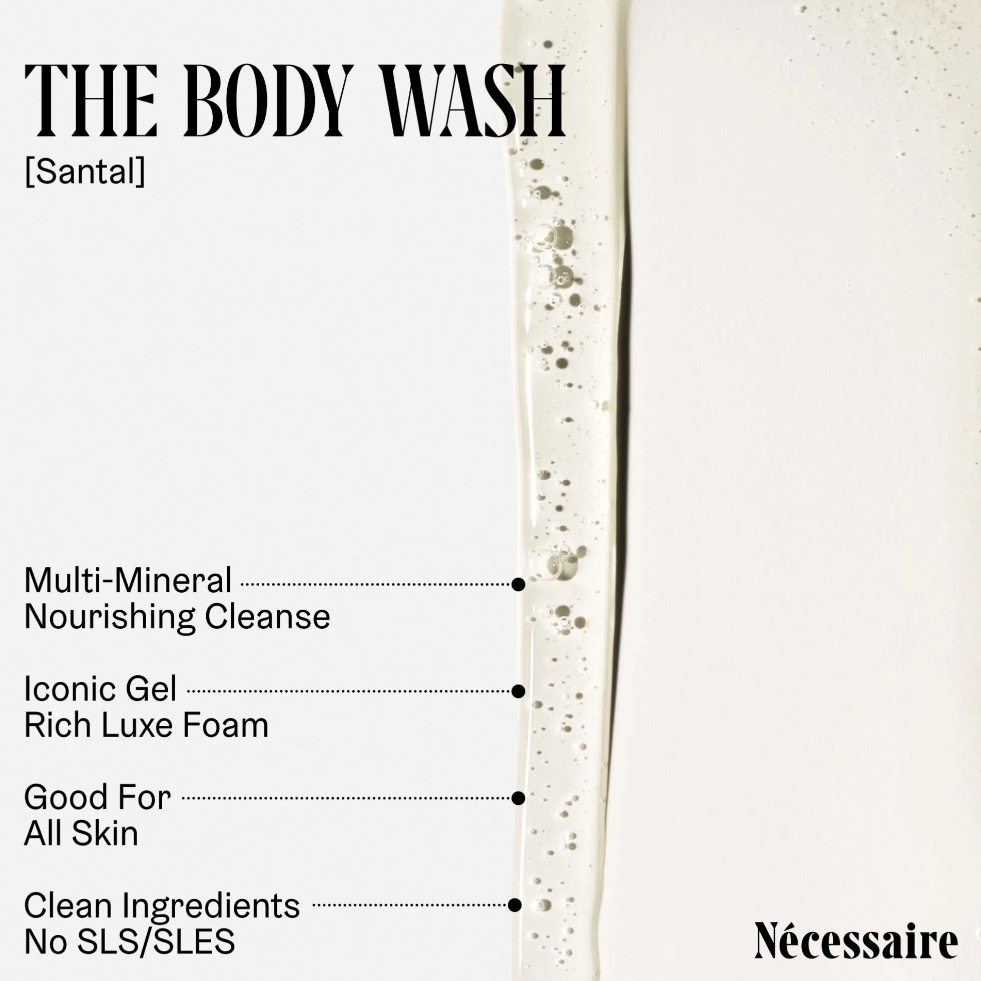 Nécessaire The Body Wash Santal 250ml
