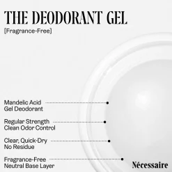 Nécessaire The Deodorant Gel Fragrance-Free 50ml