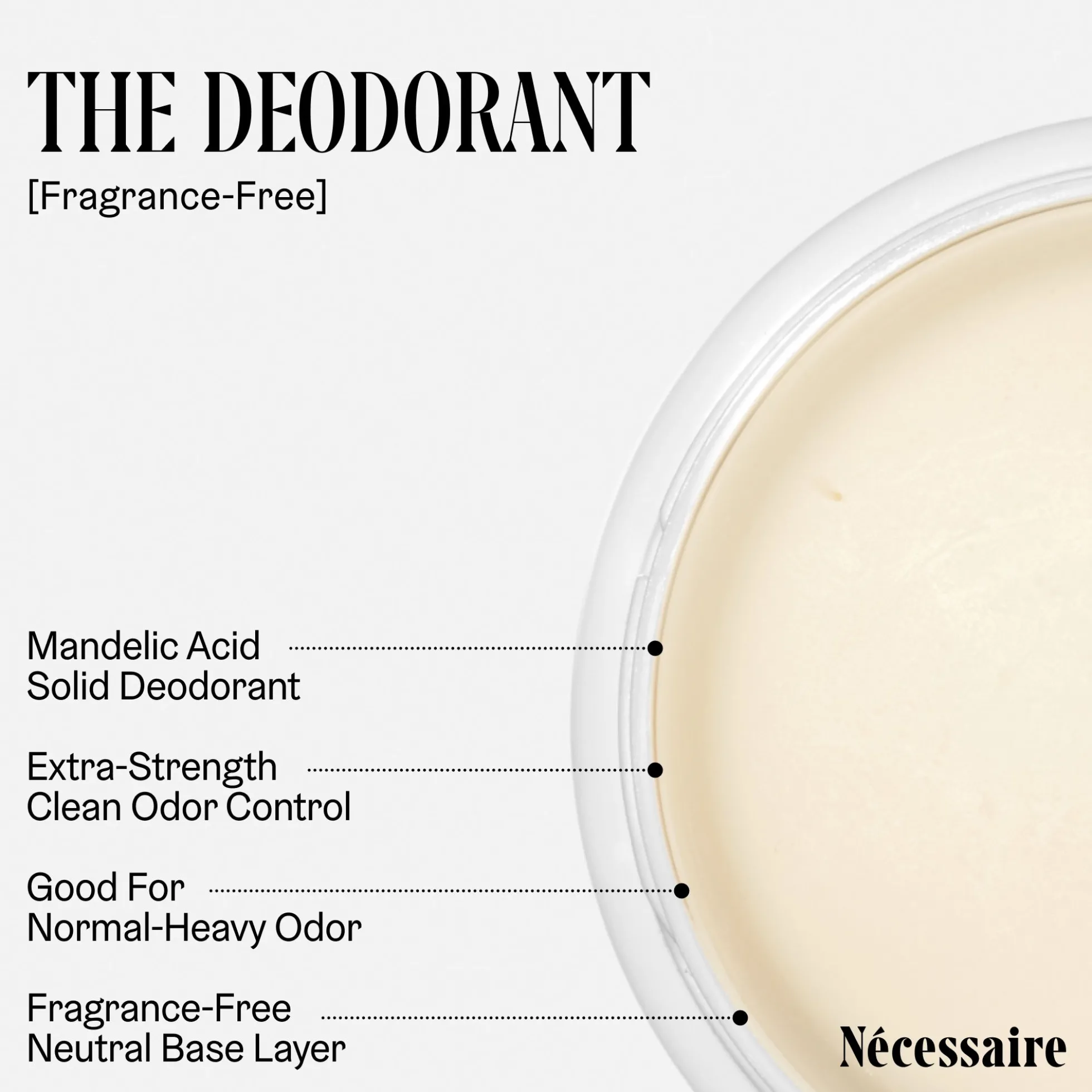 Nécessaire The Deoodorant Fragrance-Free 75g