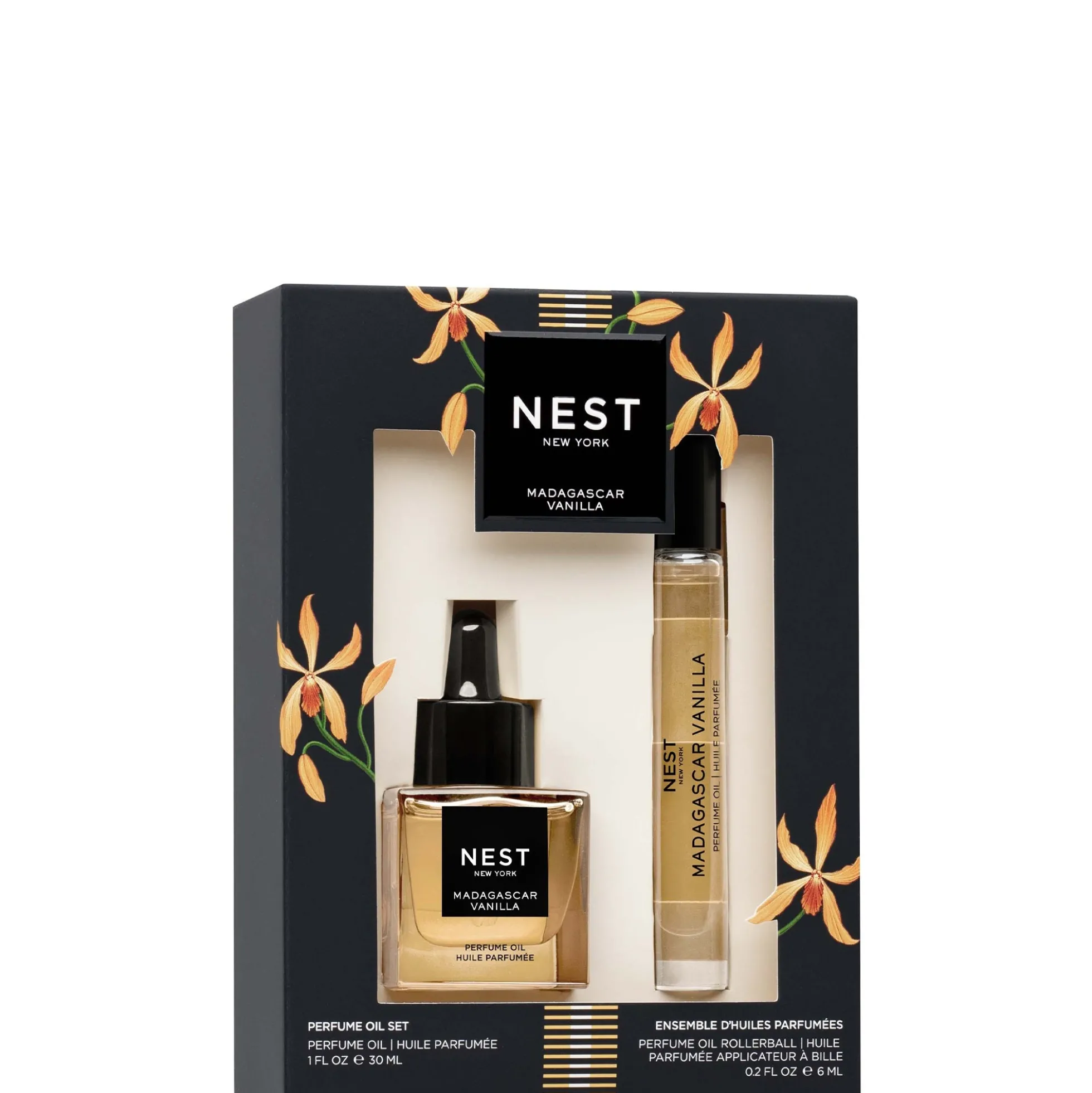 NEST New York 30ml + 6ml Madagascar Vanilla Perfume Oil IntlSet (Worth £137.00)