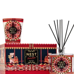 NEST New York Pierre Marie Speciality Decorative Holiday Classic Candle 8.1 oz & Reed Diffuser fl oz Set