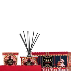 NEST New York Pierre Marie Speciality Decorative Holiday Classic Candle 8.1 oz & Reed Diffuser fl oz Set